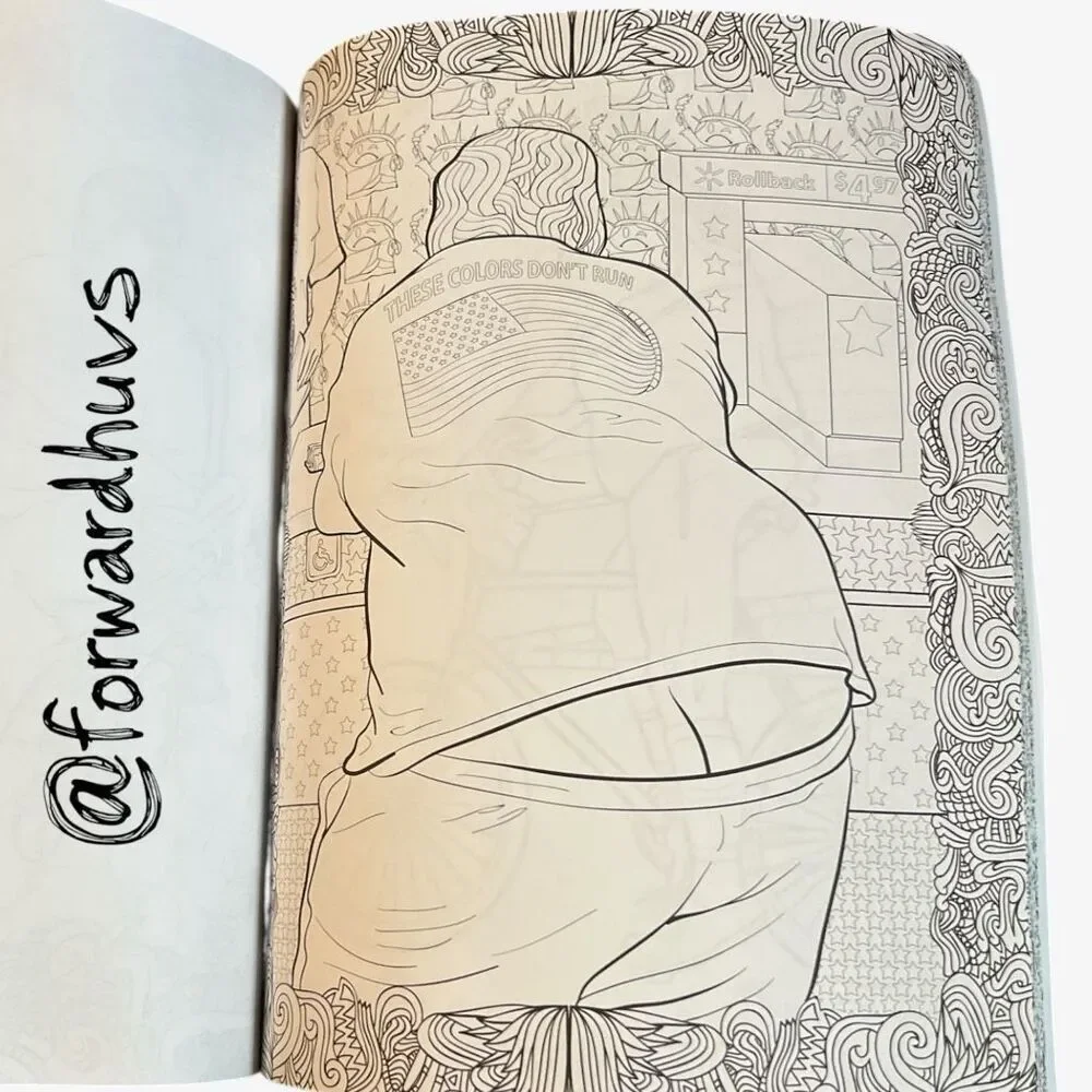 People of Walmart Adult Coloring Book - Preowned but Unused